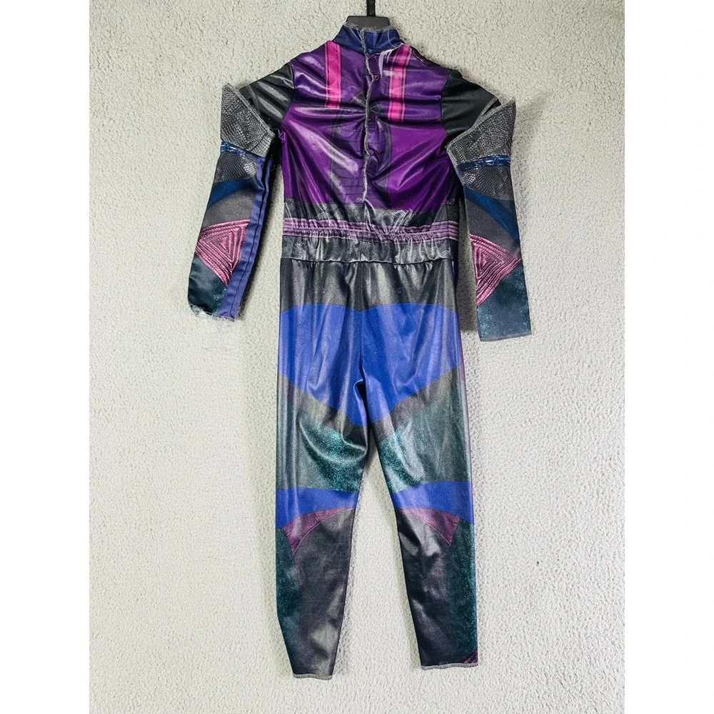 Disney Descendants 3 Mal Costume Jumpsuit Kids Size S/P (4-6X) Halloween - Picture 11 of 11